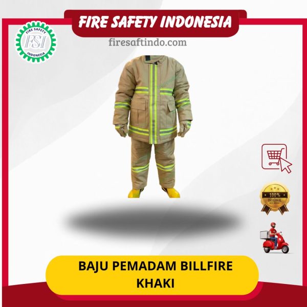 Baju Pemadam Khaki Billfire