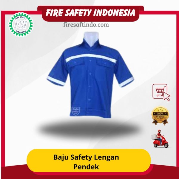 Baju Safety Lengan Pendek