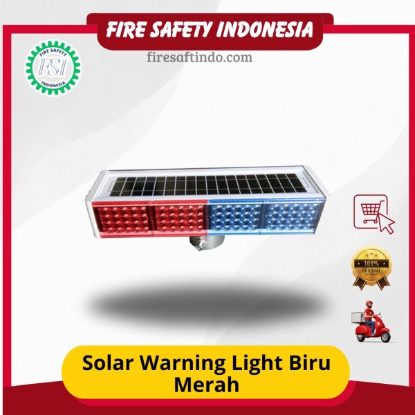 Solar Warning Light Biru Merah