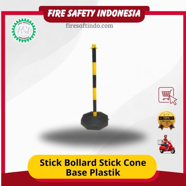 Stick Bollard Stick Cone Base Plastik