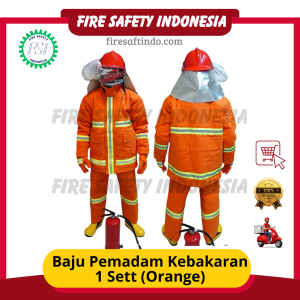 1 Sett Baju Pemadam Kebakaran (Orange)
