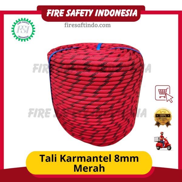 Tali Karmantel 8mm Merah