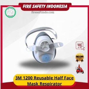 3M 1200 Reusable Half Face Mask Respirator