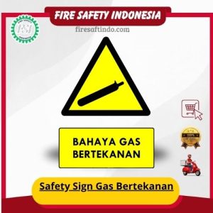 Safety Sign Gas Bertekanan