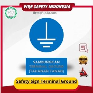 Safety Sign Terminal Ground