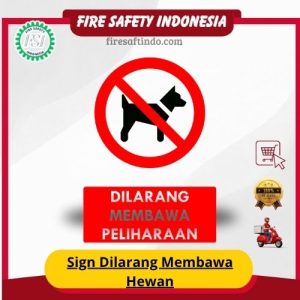 Sign Dilarang Membawa Hewan